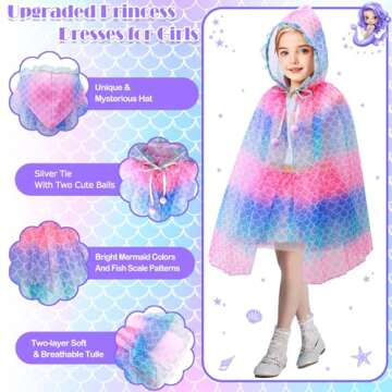 Toys for Girls,Princess Dresses for Girls Toys for 3 4 5 6 7 8 Year Old Girls,Toddler Princess Dress...