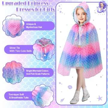 Toys for Girls,Princess Dresses for Girls Toys for 3 4 5 6 7 8 Year Old Girls,Toddler Princess Dress...