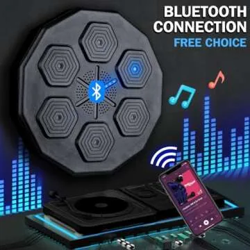 2025 New Music Boxing Machine, Upgraded 2.0 Smart Bluetooth Music Boxing Parent-Child Games, Wall-Mo...