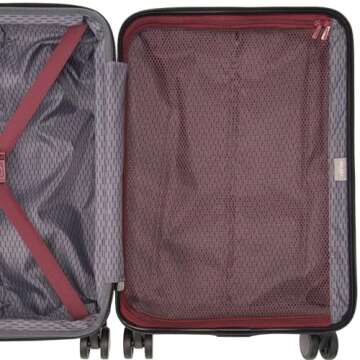 Lightweight 3-Piece Hardside Luggage Set for Easy Travel