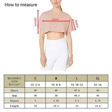 Bestisun Cropped Workout Tops for Women Sexy Yoga Short Sleeve Crop Tops Exercise Running Shirts Gym Wear Sports Yoga T-Shirts for Women Black S