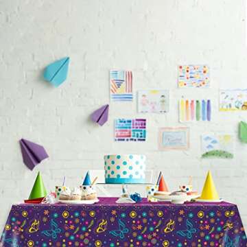 Wiooffen 3 Pcs Magic Movie Tablecloths for Parties