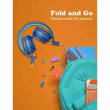 iClever Kids Bluetooth Headphones Safe Volume LED Lights