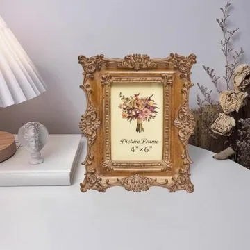 Elegantly Crafted JANDERART Vintage Picture Frame 4x6