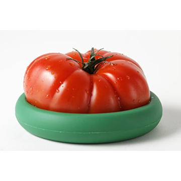 Farberware Food Huggers Reusable Silicone Food Savers, Set of 4, Fresh Greens