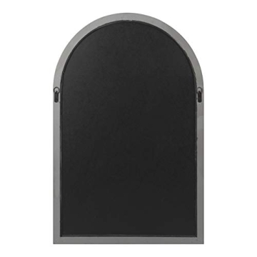Kate and Laurel Joffrey Arched Mirror Rustic Gray 24x36