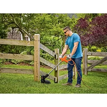 BLACK+DECKER Lightweight String Trimmer for Lawn Care