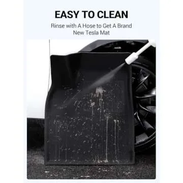 BASENOR 10PCS Tesla Model X Floor Mats 7-Seater All Weather Cargo Liner Mat XPE Car Mats Anti-Slip Trunk Mat Back Seat Cover Model X Plaid Accessories 2022-2025