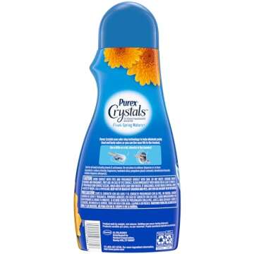 Purex Crystals In-Wash Fragrance and Scent Booster, Fresh Spring Waters, 39 Ounce