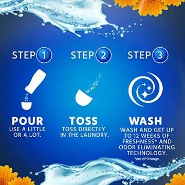 Purex Crystals In-Wash Fragrance and Scent Booster, Fresh Spring Waters, 39 Ounce