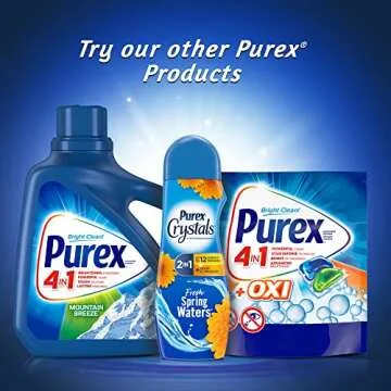 Purex Crystals In-Wash Fragrance and Scent Booster, Fresh Spring Waters, 39 Ounce