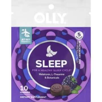OLLY Blackberry Zen Restful Sleep Gummy, 10 CT