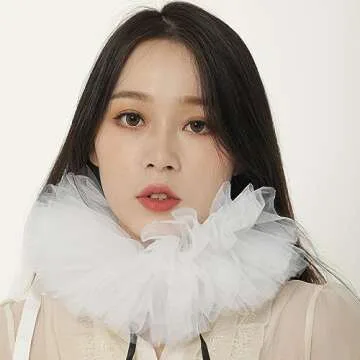 KOGOGO Victorian Ruffle Collar Costume Neckwear