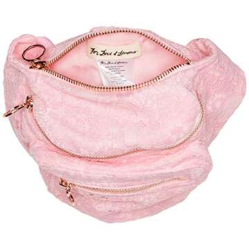 For Love & Lemons Women's Venus Fanny Pack, Pink, One Size