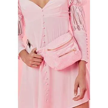 For Love & Lemons Women's Venus Fanny Pack, Pink, One Size