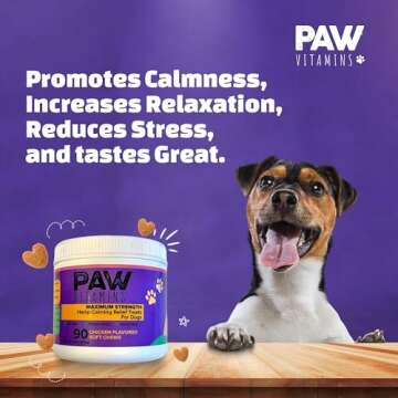 Calming Dog Chews with Hemp Oil and Valerian Root