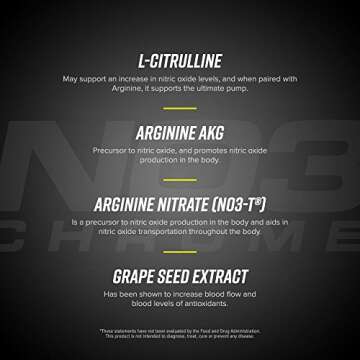 Cellucor NO3 Chrome: Ultimate Nitric Oxide Supplement for Muscle Pump & Blood Flow, 90 Capsules, G4