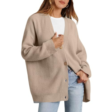 Caracilia Women's Oversized Cardigan Sweaters - 2024 Fall Fashion Essential