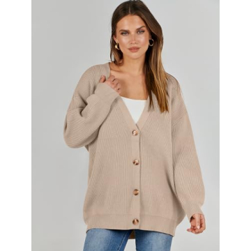 Caracilia Women's Oversized Cardigan Sweaters Fall 2024