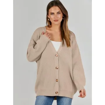 Caracilia Women's Oversized Cardigan Sweaters Fall 2024