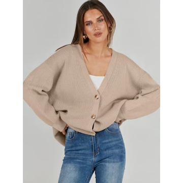 Caracilia Women's Oversized Cardigan Sweaters Fall 2024