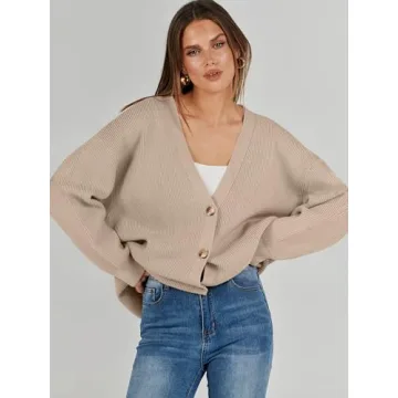 Caracilia Women's Oversized Cardigan Sweaters Fall 2024