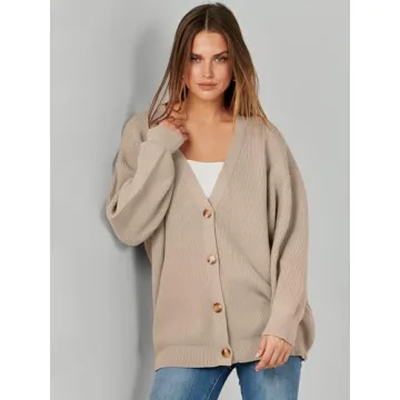 Caracilia Women's Oversized Cardigan Sweaters Fall 2024