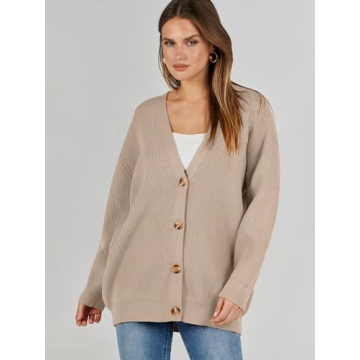 Caracilia Women's Oversized Cardigan Sweaters Fall 2024