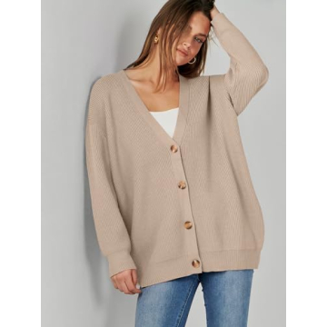 Caracilia Women's Oversized Cardigan Sweaters Fall 2024