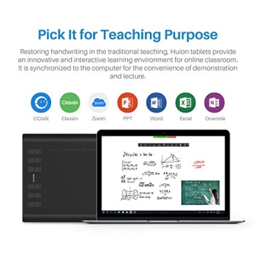 HUION H1060P Graphics Drawing Tablet - 8192 Pressure Sensitivity