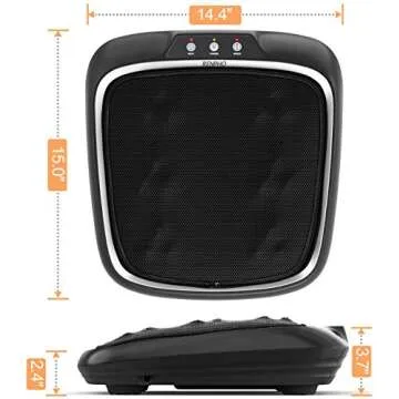 RENPHO Shiatsu Foot Massager with Heat, FSA & HSA Eligible, Heated Foot Massager for Muscle Relaxation, Deep Kneading Massage for Feet, Calves, and Legs, Fits up to Size 14 Feet