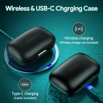 Hybrid Active Noise Cancelling Ear Buds with 80H Playback