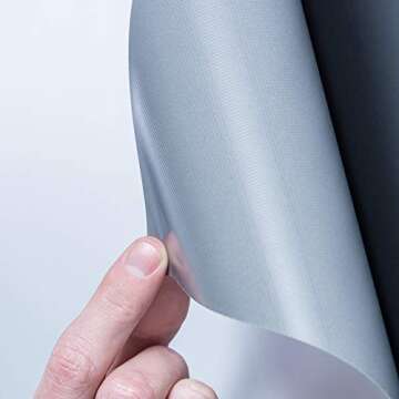 Whiteboard Wallpaper, Matte White, 4x6 ft Peel and Stick White Board, Dry Erase Decal & Projector Sc...