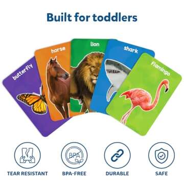 Skillmatics Thick Flash Cards for Toddlers Fun Learning Tool