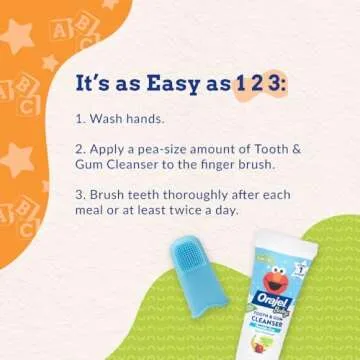 Orajel Elmo Tooth & Gum Cleanser - Fluoride-Free