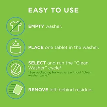Affresh Washing Machine Cleaner, Cleans Front Load and Top Load Washers, Including HE, 3 Tablets