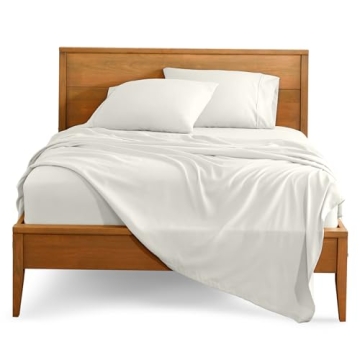 Bare Home Full Sheet Set – Luxury Ultra-Soft Microfiber with Deep Pockets, 4-Piece Set in Cream