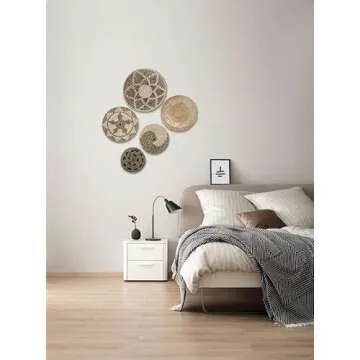 Bareland Handmade Seagrass Wall Baskets - Eco-Friendly Decor