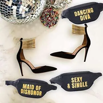 Bachelorette Fanny Pack Set for Bride Tribe Fun