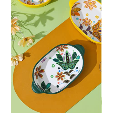 Set of 3 Stylish Ceramic Baking Dishes for Every Occasion