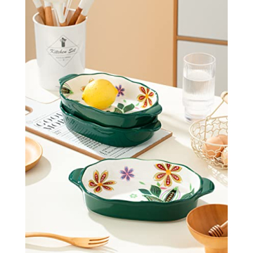 Set of 3 Stylish Ceramic Baking Dishes for Every Occasion