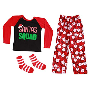 #followme Womens Microfleece Holiday Pajamas Set