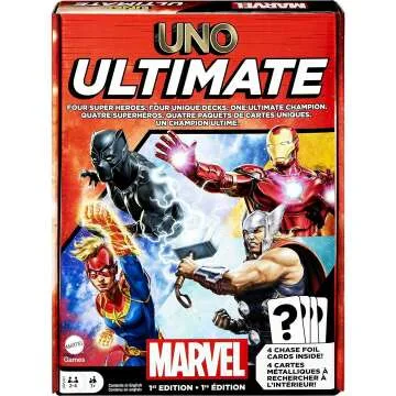 UNO Ultimate Marvel Card Game with Foil Cards & Decks