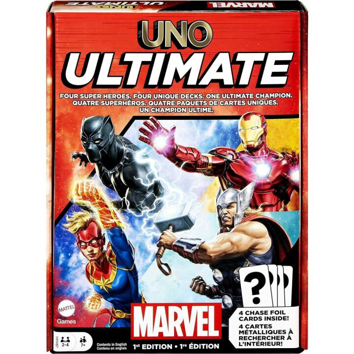 UNO Ultimate Marvel Card Game with Foil Cards & Decks