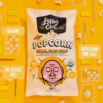 LesserEvil Himalayan Gold Organic Popcorn - 4.6 Oz