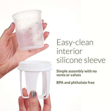 Kiinde Active Latch Silicone Baby Bottle - Anti Colic & Leak Proof