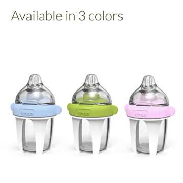 Kiinde Active Latch Silicone Baby Bottle - Anti Colic & Leak Proof