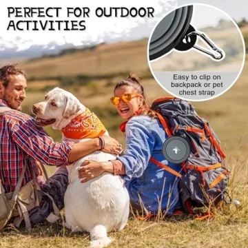 Travel-Friendly Collapsible Dog Bowls for Pets