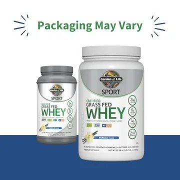 Garden of Life SPORT Whey Protein Powder - 24g Protein, Non-GMO, Gluten-Free