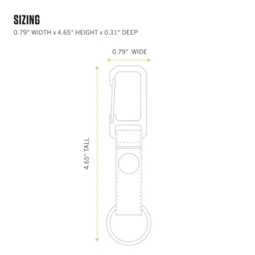Carhartt Durable Nylon Duck Key Keeper with Clip